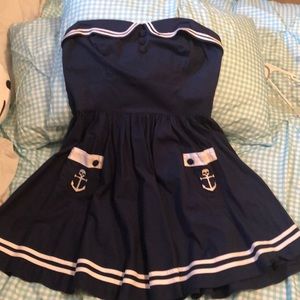 Pinup Rockabilly Sailor Dress